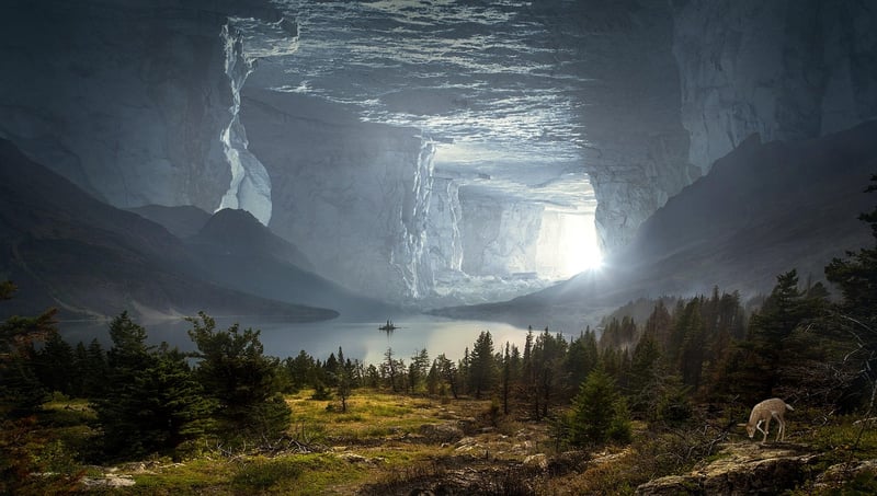 Mystical Cave by the Sea